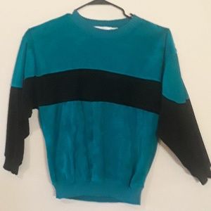 Sweater blouse by Honors